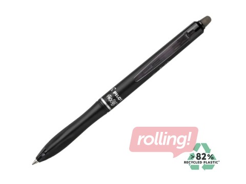 Rull-pastapliiats Pilot, Frixion Ball Plus, kustutatav, must tint, 0.7mm