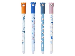 Ручка гелевая стирающаяся Happy Color Cats, 0,5 mm, синяя