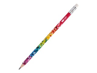 Wooden pencils with rubber for small children, Happy Color Pixi, 2B 