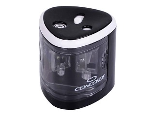 Pencil sharpener Concorde, double hole, battery-operated