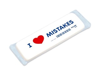 Kustutuspliiats Milan, I Love Mistakes, 4860