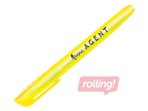 Tekstimarker Agent, kollane, 1-4mm