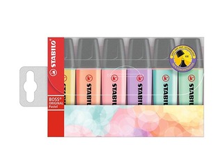 Tekstimarkerid Stabilo Boss Original Pastel, 2-5 mm, 6 värvi