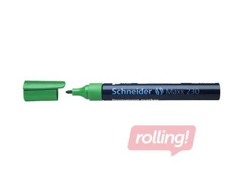 Püsimarker Schneider 230, 1-3 mm, roheline