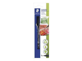 Püsimarker (kööki) Staedtler Lumcolor 317, 1,0 mm, must