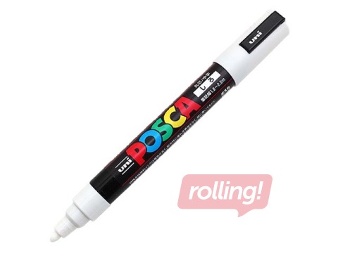 Marker Uni Posca PC - 5M, valge