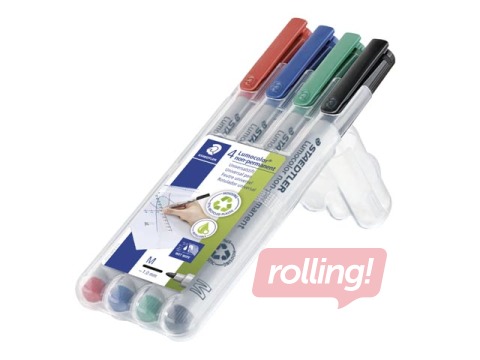 Non-permanent marker set Staedtler Lumocolor 315 1.0 mm, 4 colours