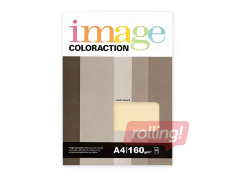 Koopiapaber Image Coloraction, A4, 160 gsm, 50 lehte, Dune / Pale Cream