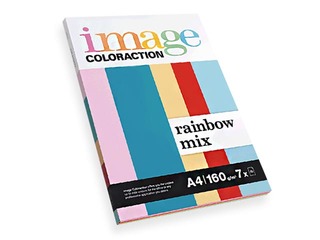 Koopiapaber Image Coloraction Rainbow Mix, A4, 160 gsm, 70 lehte