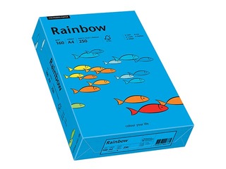 Koopiapaber Rainbow 88, A4, 160 g/m2, helesinine, 250 lehte 