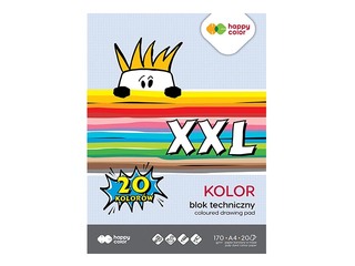 Värviline paber Happy Color, A3, 170 g/m2, 20 värvi