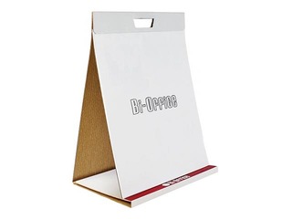 Flipchart pad Bi-Office, self-adhesive, 50 x 58.5 cm, 20 sheets, white