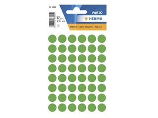 Multi-purpose labels Herma, 13 mm, green