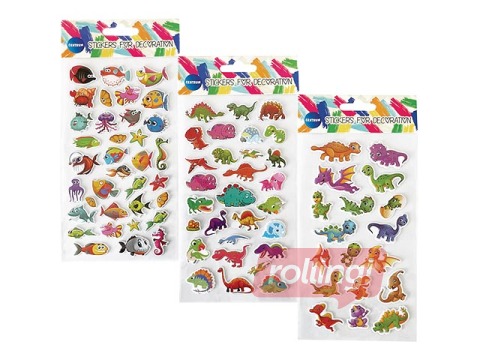 Stickers Centrum Puffy Animals, 3 sheets