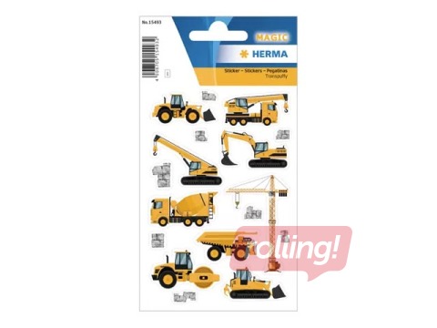 Kleebised Herma Magic Construction vehicles