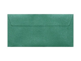 Envelopes with adhesive tape DL, 10 pcs., green with gloss