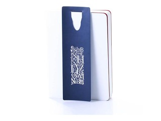 Bookmarks for book, blue