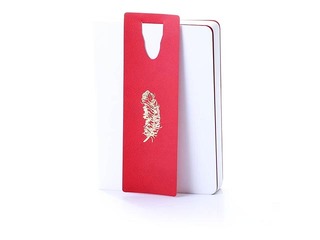 Bookmarks for book, red