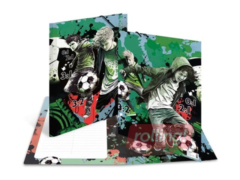 Elasticated folder Herma, A3, Street Soccer, cardboard