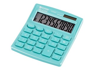 Калькулятор Eleven SDC-810NRGNE, сзеленый
