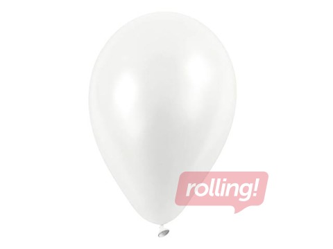 Balloons 10 pcs, white