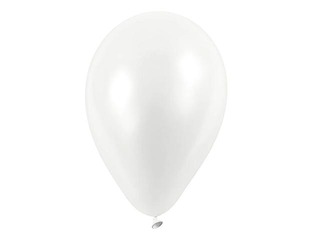 Balloons 10 pcs, white