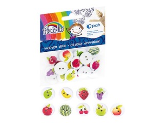 Puidust kaunistused Fiorello, fruits, 20 tk.