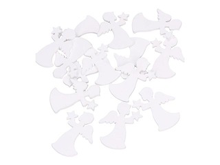 SALE Wooden decor, angels, 18 pcs