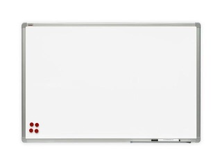 Whiteboard in aluminum frame 2x3, 150 x 100 cm, ceramic steel surface 