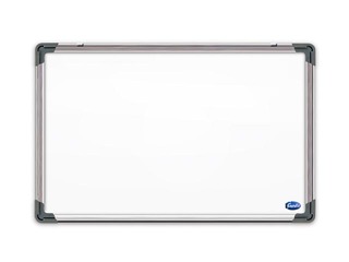 Whiteboard with aluminium frame Forofis 90 x 60 cm, lacquered steel surface