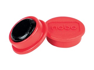 Magnetid Nobo, 13 mm, 10 tk, punane