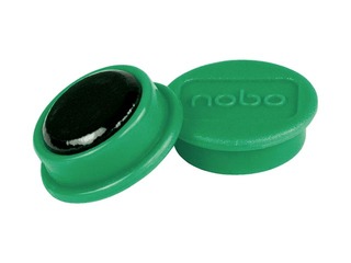 Magnets Nobo, 13 mm, 10 pcs., green