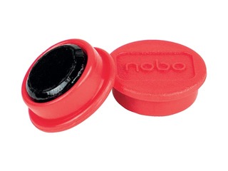 Magnetid Nobo, 23 mm, 10 tk, punane