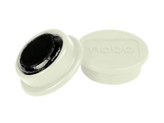 Magnets Nobo, 23 mm, 10 pcs., white