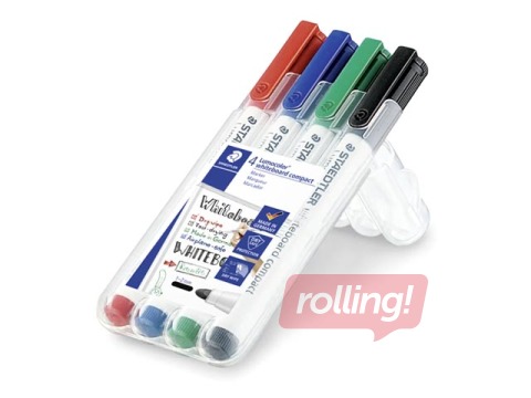 Tahvlikomplekt Staedtler Lumocolor, 1-2mm, 4 värvi