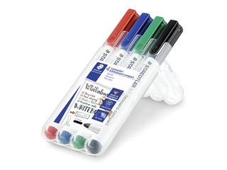 Tahvlikomplekt Staedtler Lumocolor, 1-2mm, 4 värvi