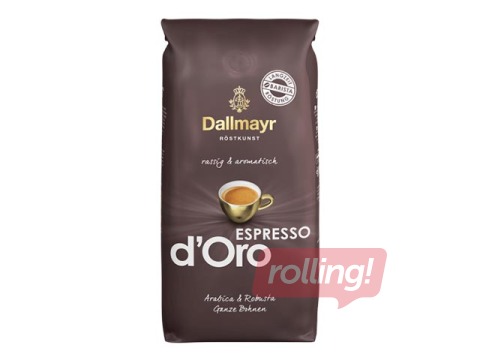 Kohvioad Dallmayr Espresso d'Oro (1kg) + KINGITUS! Osta kohviube ja saad kingituse!