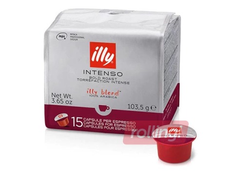 Kohvikapslid Illy Intenso, MPS, 15tk