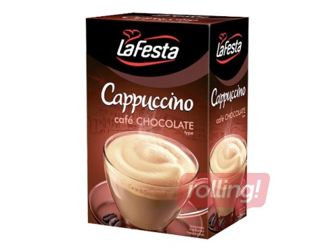 Cappuccino jook šokolaadi maitsega, LaFesta, 12,5 g x 10 tk 