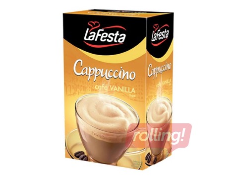 Cappuccino jook vanilje maitsega, LaFesta, 12,5 g x 10 tk