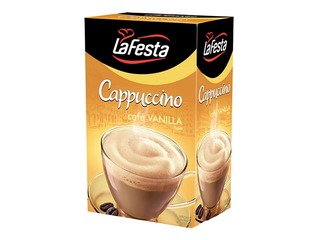 Cappuccino drink with vanilla flavor, LaFesta, 12.5gx10gb