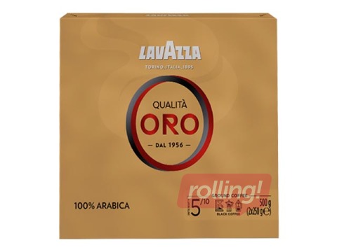 Jahvatatud kohv Lavazza Oro, 2x250g