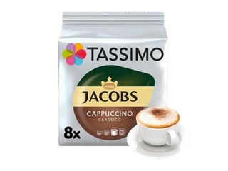 Kohvikapslid Tassimo, Cappuccino Classico, 8 tk.