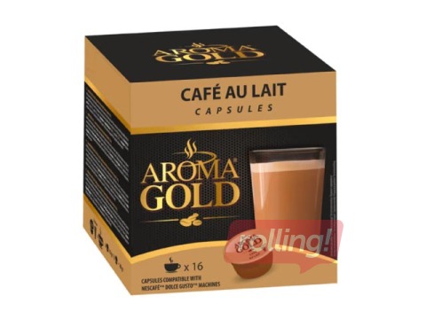 Kohvikapslid AROMA GOLD, Cafe Au Lait, 160g