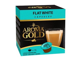 Kohvikapslid AROMA GOLD, Flat White, 187.2g