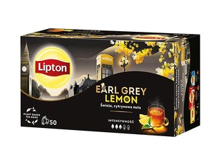 Must tee Lipton Earl Grey Lemon, 50 pakki.