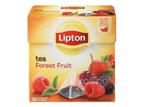 Must tee Lipton Forest Fruit, 20 pakki.