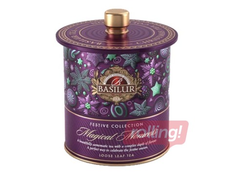 Melnā tēja Basilur Festive Collection Magical Moments, 75 g