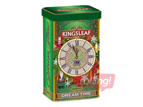 Zaļā tēja Basilur Dream Time Collection Kingsleaf Emerald, 75 g