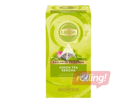 Green tea Lipton Sencha, pyramids, 25 pcs